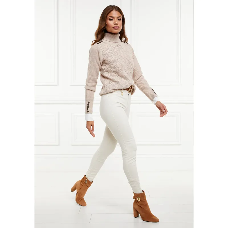 Holland Cooper Jodhpur Jean - Oatmeal-2